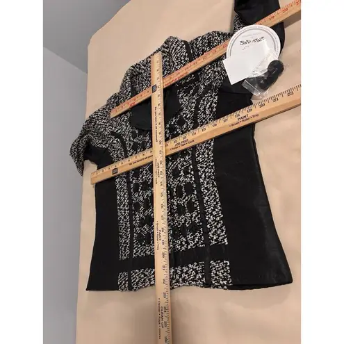 Parsley & Sage Women's Venetian Suit 12 Sequin Embellished Black Long Sleeve