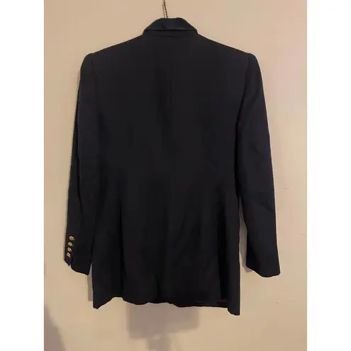 Ralph Lauren Vintage‎ Lauren  Petites Nautical Classic blazer with Velvet collar