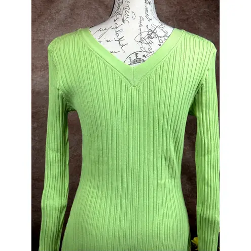 LITA By Ciara Icon Rib V Neck Cardigan Button Front Midi Dress