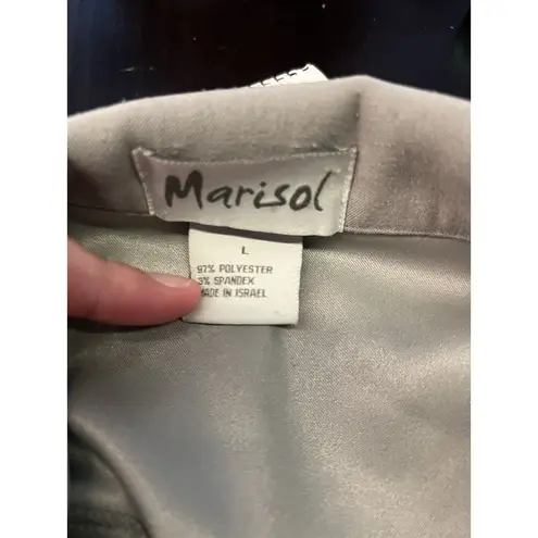 Vintage 1980s Marisol Pocketed Polyester Suede Jacket Shacket Size Large