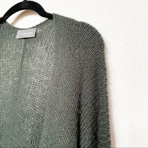 Wooden Ships Nola Fringe Cardigan Green Size Small