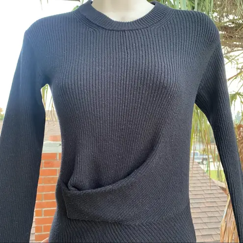 All Saints Krista Wool Cashmere Asymmetrical Sweater Dress