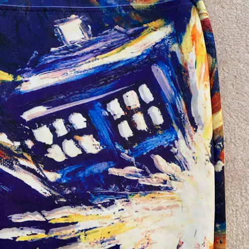 Hot Topic Exploding Van Gogh Tardis Skirt 