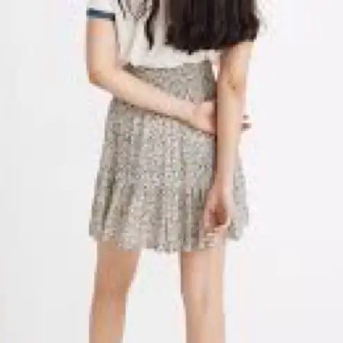 Madewell  Floral Wrap Mini Skirt Tie Waist Ruffle Trim XXS SP20 AL384