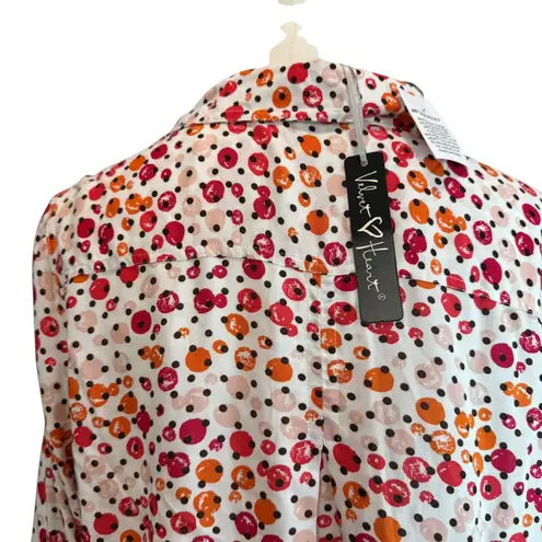 Velvet Heart Blouse Women’s Large NWT – Button Front Long Sleeve Shirt