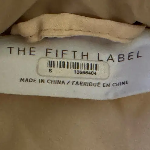 The Fifth Label Designer Beige Puffer Jacket Women’s Sz S Coat Trendy Fit