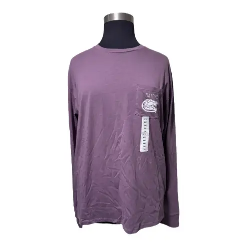 NEW University of Florida Long Sleeve Pocket Tee Size XXL Purple