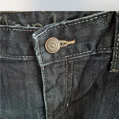 Calvin Klein Jeans Calvin Klein Slim Fit Jeans Destructed Denim Mid Rise Dark Wash Women's S 29/8