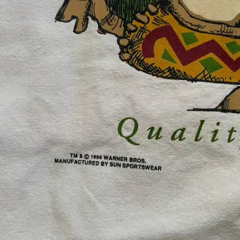 Looney Tunes Vintage 90s Wilderness Adventure oversized t-shirt, size medium