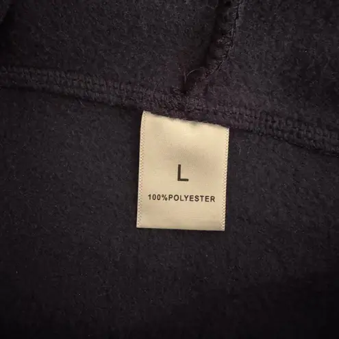 Large Navy Blue Cat Hoodie