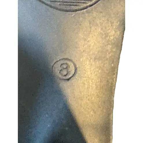 Diba Academia Black Lace Up Ankle Boots Velvet Heeled Buckle Women Size 8