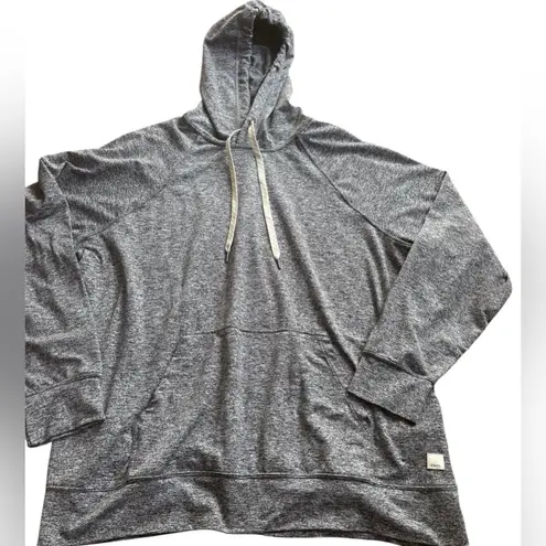 Vuori Halo Essential Hoodie Pullover DreamKnit Heathered Gray sz S Run Gym EUC