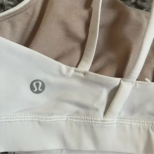 Lululemon  white energy bra size 8