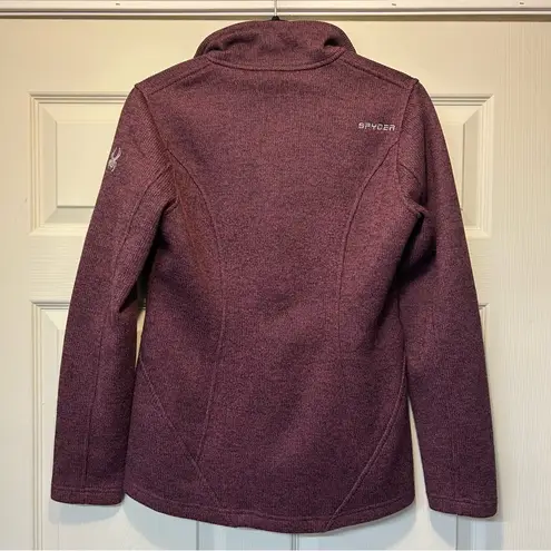 Spyder Plum Purple Full Zip Jacket Coat Zipper Pockets Womens Size Medium