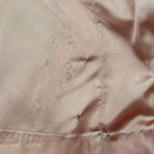 Vintage Union Made Alorna NY Taupe Fur Collar Man Made Cashmere Penny Lane Coat Tan Size undefined