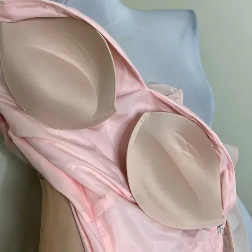 David Tutera Gather & Gown Dress 10 Pink Chiffon Special Occasion Wedding Event