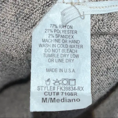 Free Kisses Oatmeal Beige Dolman Sleeve Blouse Top Medium