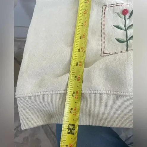 Vintage Grandma style Extra Shenanigans Button Front Embroidered Apples 2X 0186 Red - Image 6