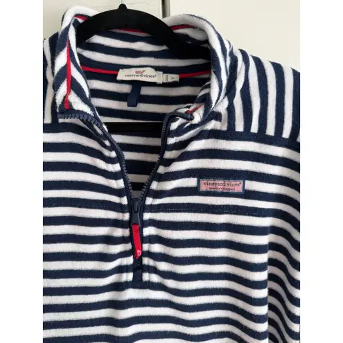 Vineyard Vines  Quarter Zip Pullover | Striped | Size XL |‎ EUC | Coastal Chic