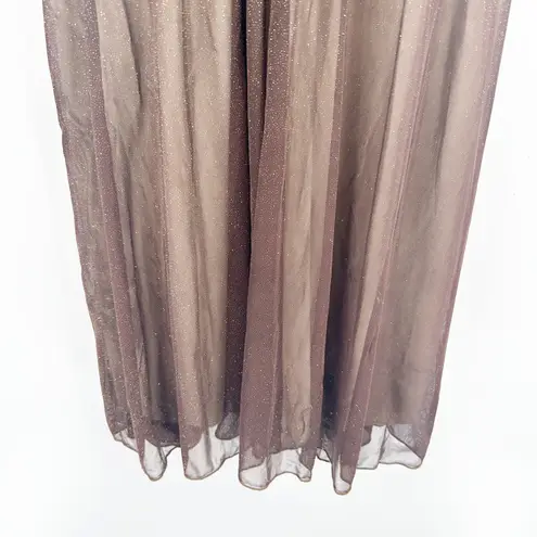 Charlotte Russe  Womens Y2K Vintage Glitter Mesh Layered Babydoll Dress Size L