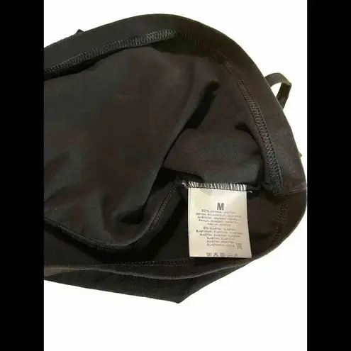 Top Boy London Black Cami Crop Logo Y2K 00s Boho Hippie Top Size M