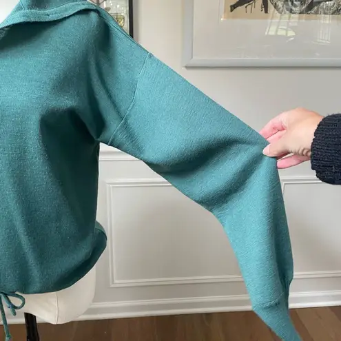 Vintage 70s l Ruffin Ruffinknit Cropped Sweater Green M Size M