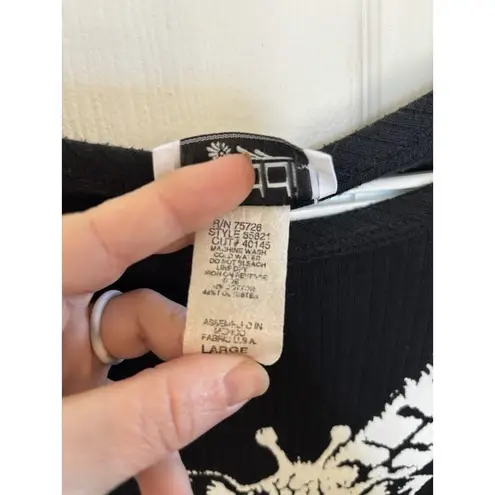 VTG 90s Giraffe Short Sleeve Sz Large Artsy Teacher Nature Science Grandmacore Black