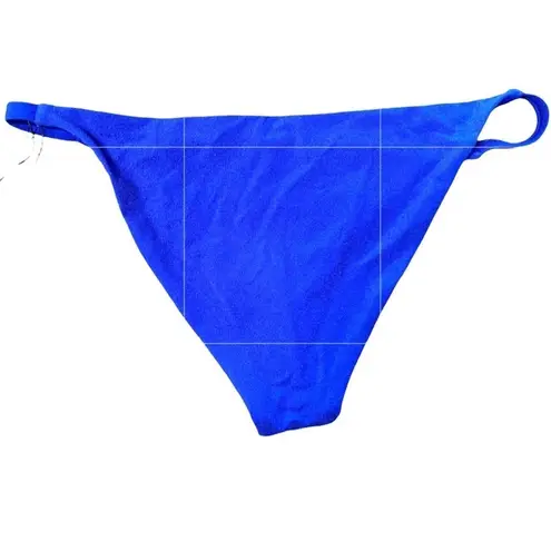 KIKI RIO Junior Side Tab Solid 18 Low Rise Cobalt Blue Bikini Bottoms Size undefined