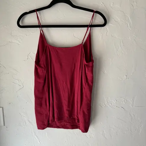 Scotch & Soda Red Cami Tank Top Small Viscose Modal Blend Adjustable Straps