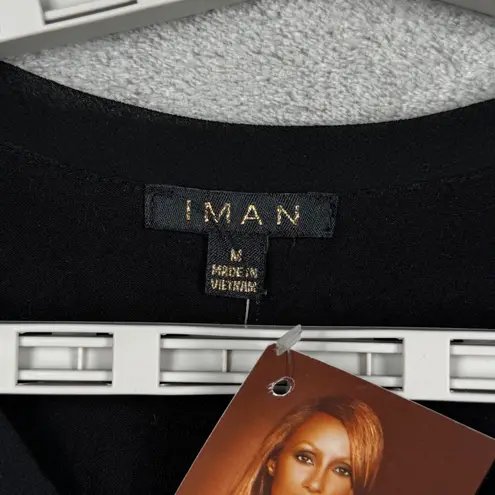 IMAN Blouse M Black V