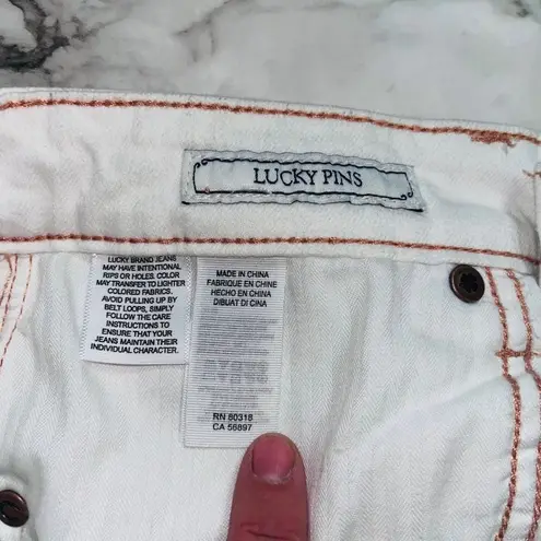 Lucky Brand  | Jeans Lucky Pins Ankle Slit White Tag | White | Womens | 6/28