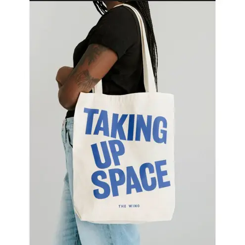 l*space The Wing Cotton Canvas Tote Bag - Taking Up 