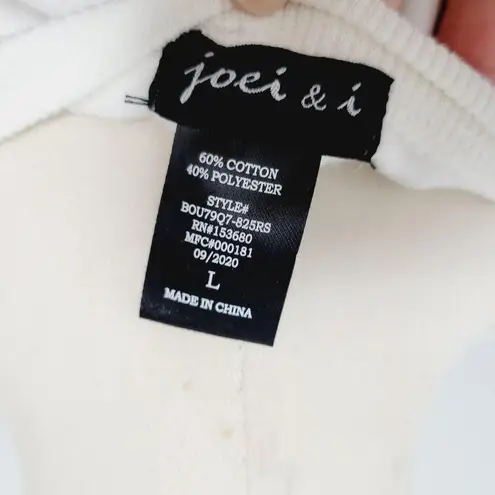 Joei & I inspirational graphic sweatshirt size large