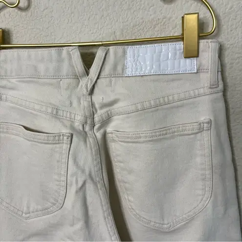 SPRWMN Ivory Crop Flare Denim Jeans Women’s Size 25 White