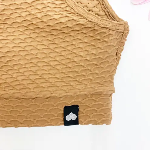 Booty By Brabants Croco Skin Reveal Crop Top Mocha Tan Tik Tok Famous