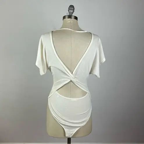 Free People  Homebody Flutter Tee Bodysuit