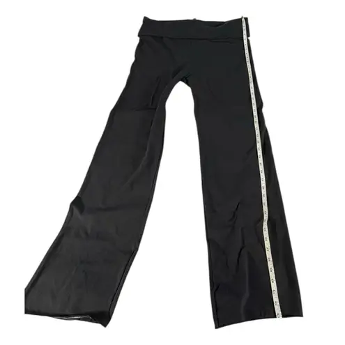 SKIMS Cotton Jersey Foldover Pants 2X Soot Black Wide Leg Lounge Yoga NWT