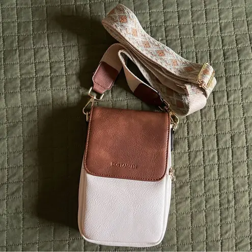 Bostanten Small Crossbody Cell Phone Purse Brown