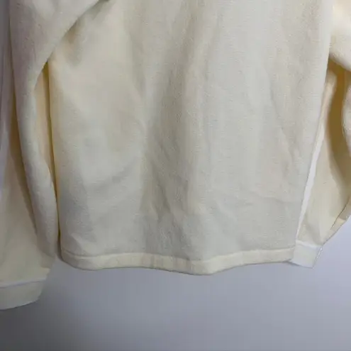 Adidas  Button Down Cardigan With Logo Cream Cream White IP3761 Womens Small thumbnail 12