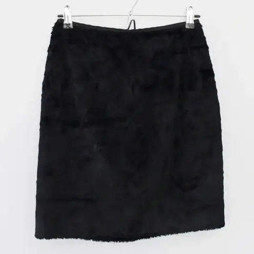 Tahari Faux Fur Mini Pencil Skirt