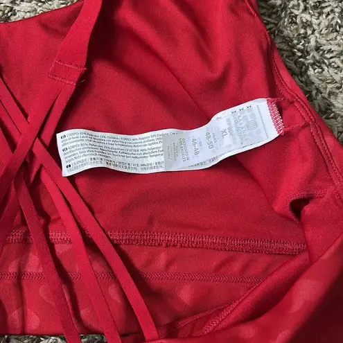 Balance Collection Red Heart Sports Bra Sz XL