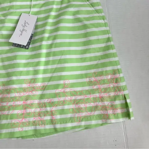 Lady Hagen  Green White Striped Golf Athletic Skort Size 14 New