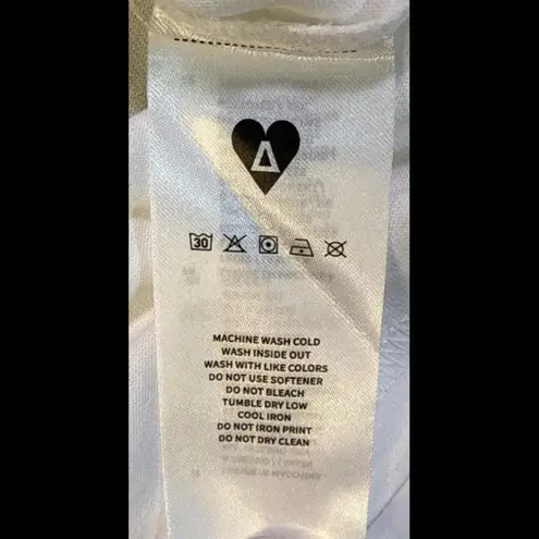 Aelfric Eden Punk Emo Goth Preppy Oversized Distressed T Shirt Vest XS NWT