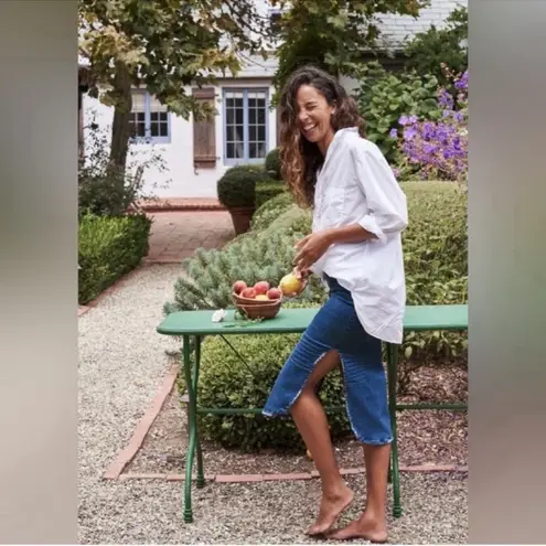 Frank & Eileen Donegal Unforgettable Italian Performance Denim Midi Skirt 10