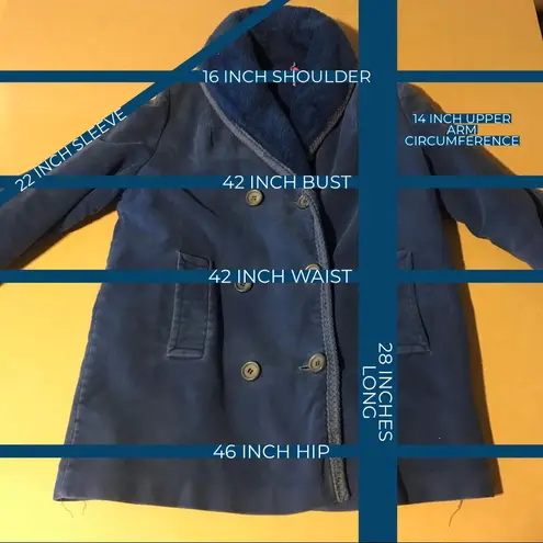 VINTAGE 1980'S BLUE MICRO