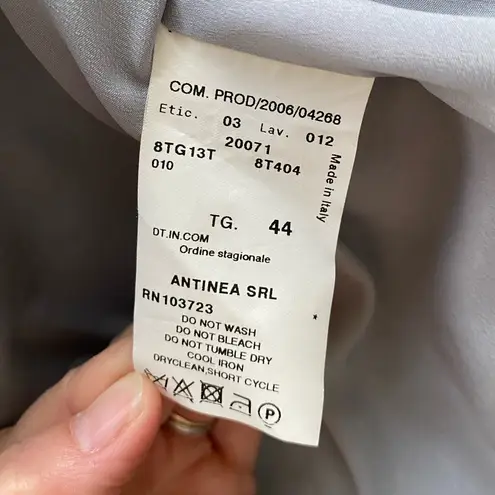 Armani Collezioni Vintage Floral Blazer Size 8 Dusty Blue and Rose colored