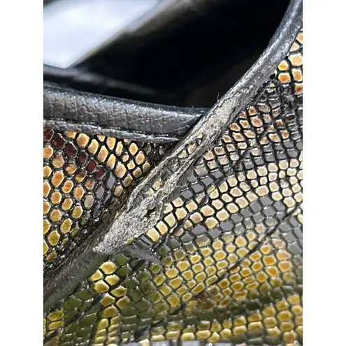 Dansko XP Women's Brown Snake Print Shoes/Clogs Size 39/8 SKU 5895