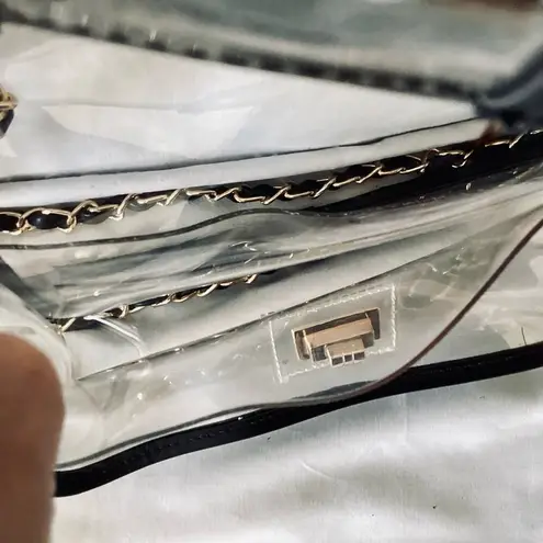 CLEAR CROSSBODY BAG Black