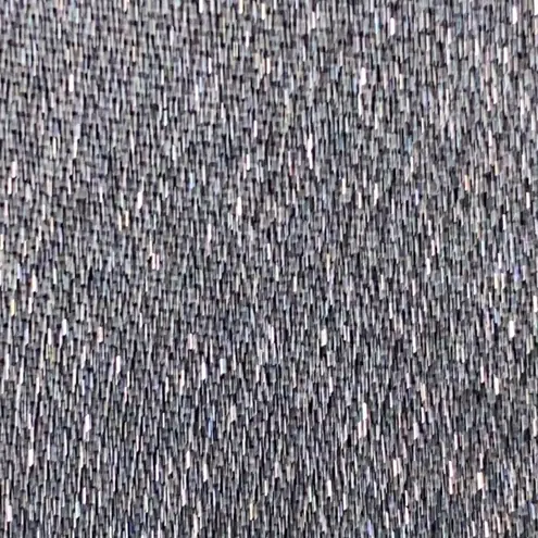 Alex Evenings SIZE 4 BLACK SILVER GLITTERY Sheath Dress w/ DRAPE Cowl Neck