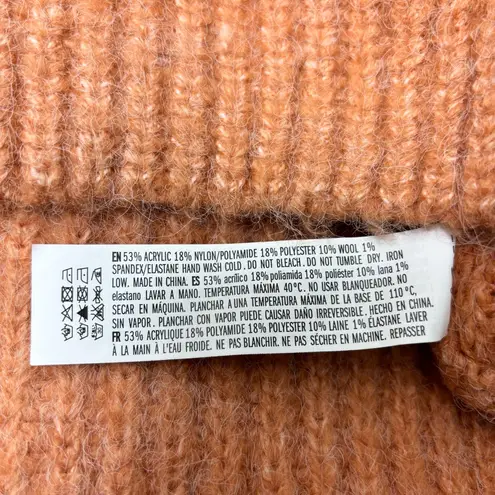 English Factory English Factory Collar Oversize Collared Rib Chucky Sweater Peach Size XS